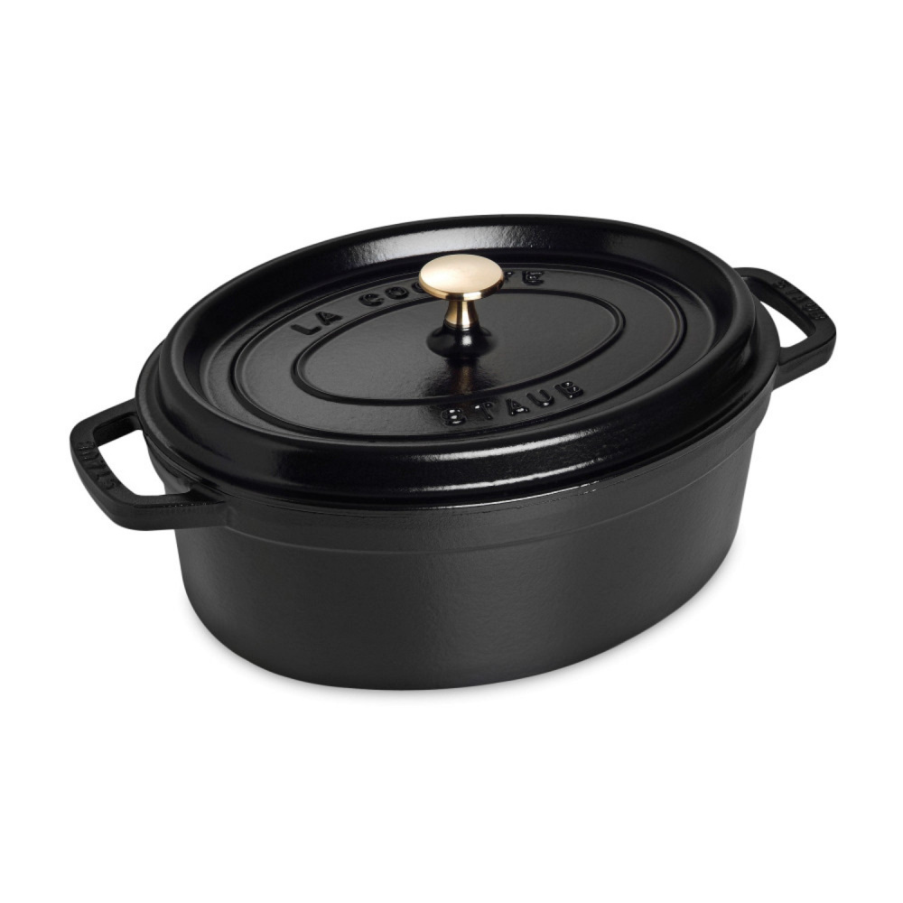 ZWILLING STAUB КУХОННАЯ ПОСУДА Кокот овальный, 29 см, 4,25 л, черный