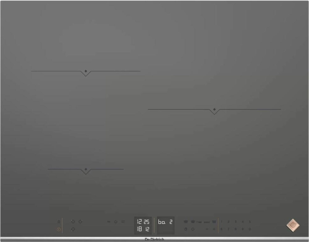 DE DIETRICH DPI7572G ИНДУКЦИОННАЯ ВАРОЧНАЯ ПАНЕЛЬ 65 СМ серый