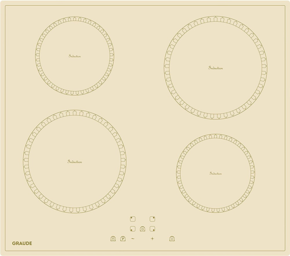 GRAUDE IK 60.0 KEL индукционная варочная панель античный белый