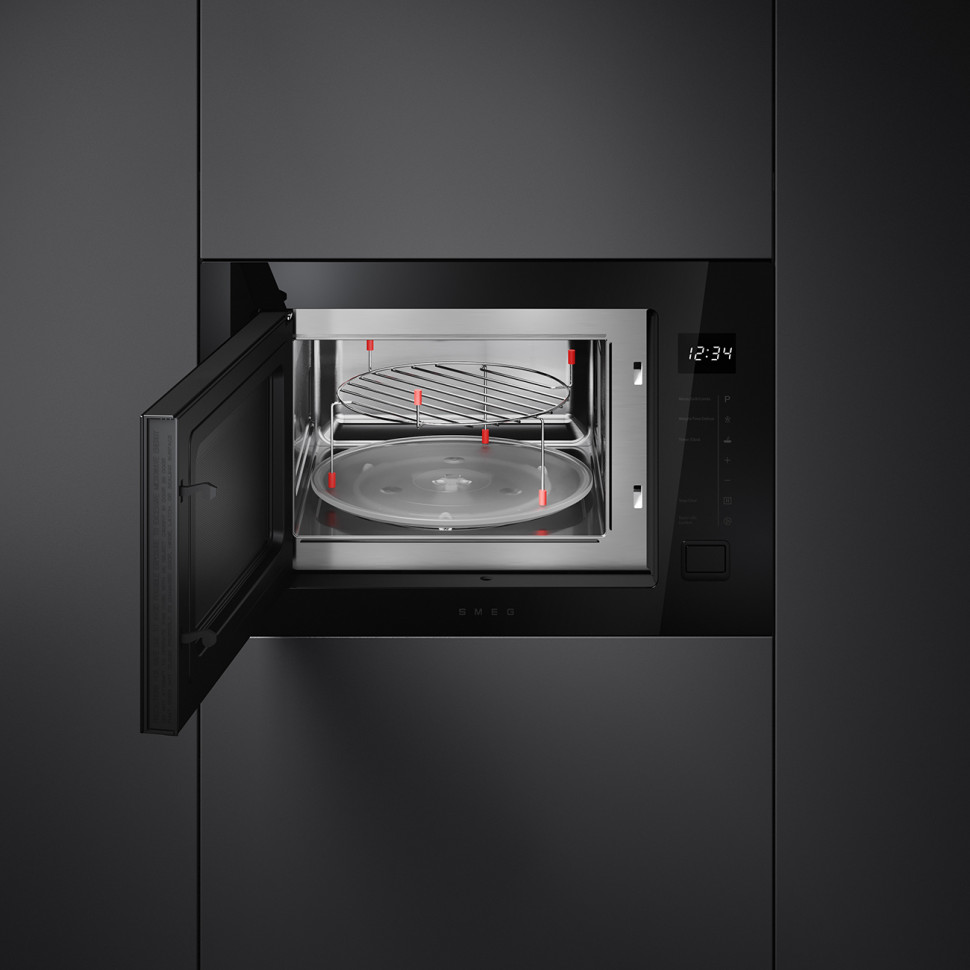 SMEG FMI225BI микроволновая печь черный