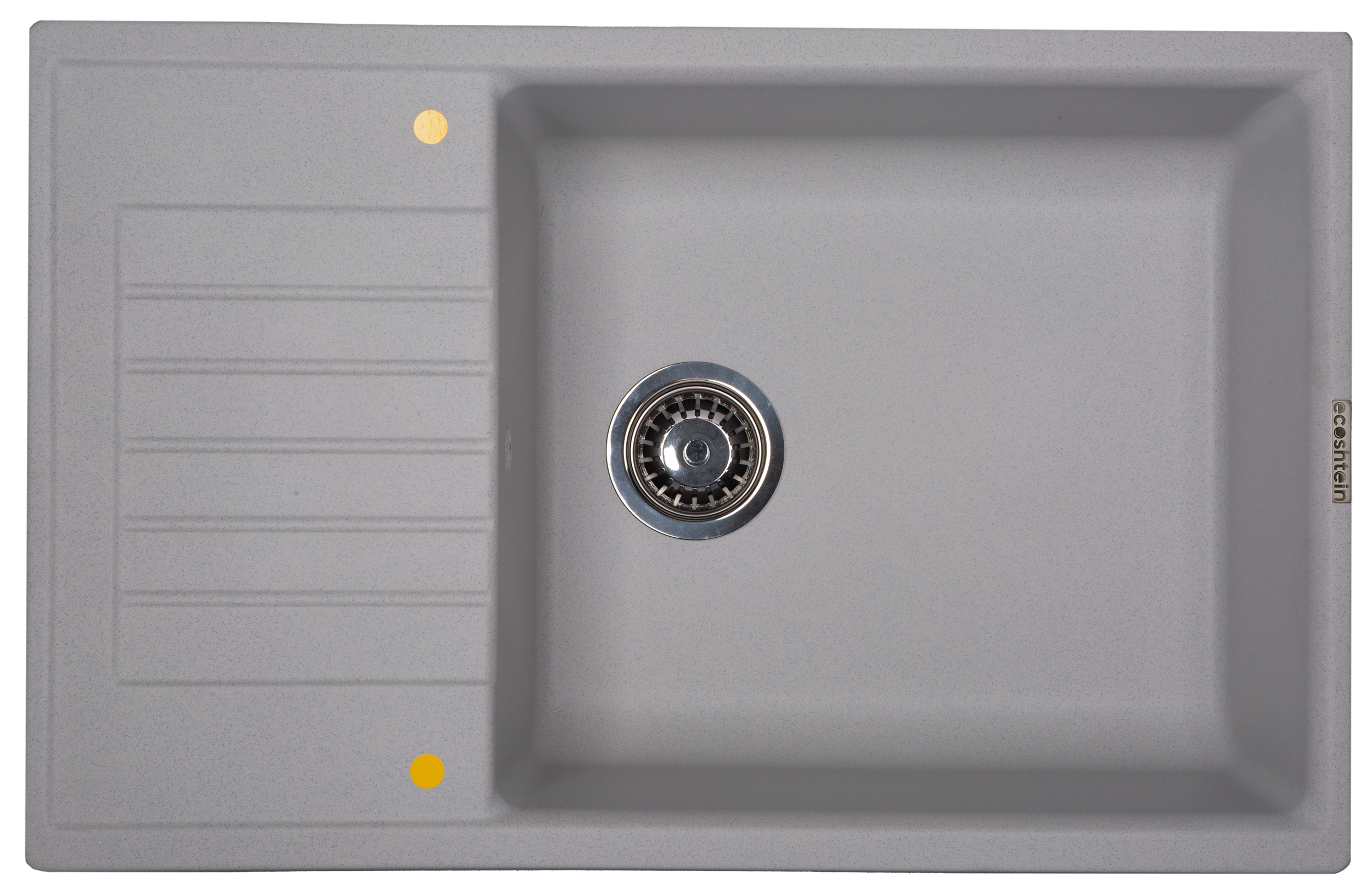 ECOSHTEIN RECHTECK 780.500 кухонная мойка серый