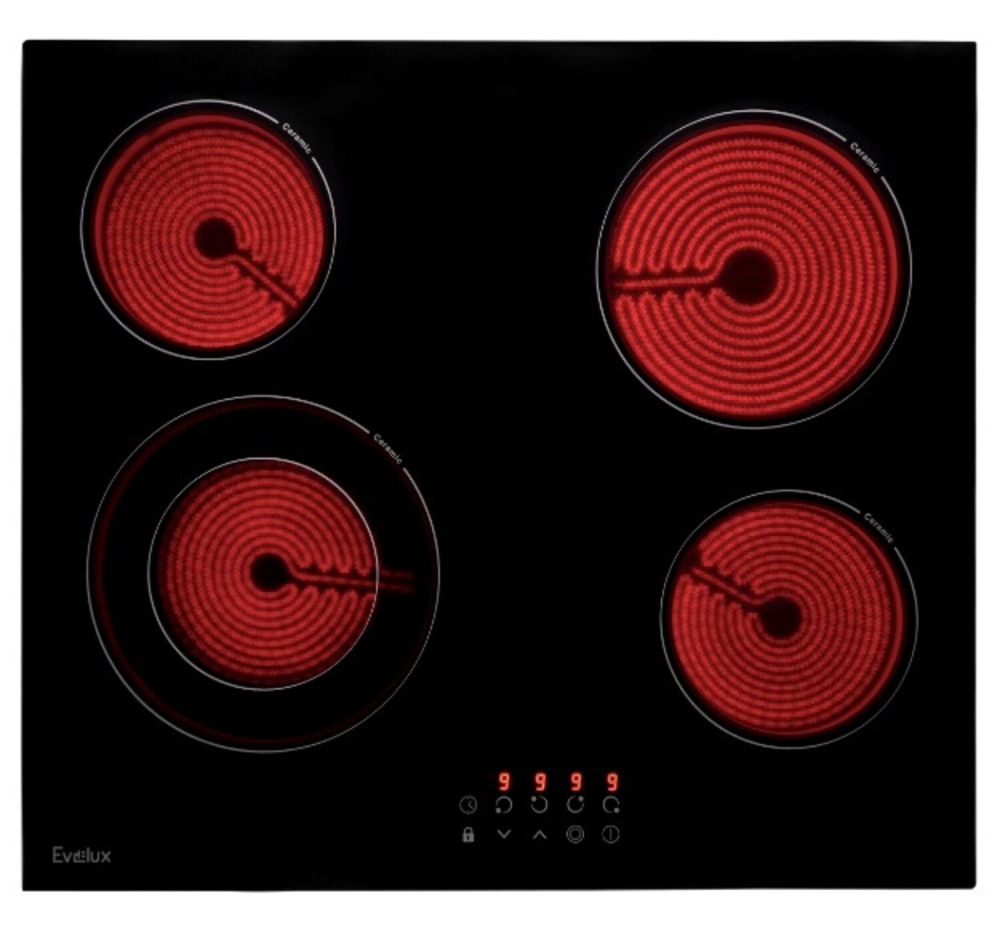 Evelux HEV 641 B электрическая варочная панель