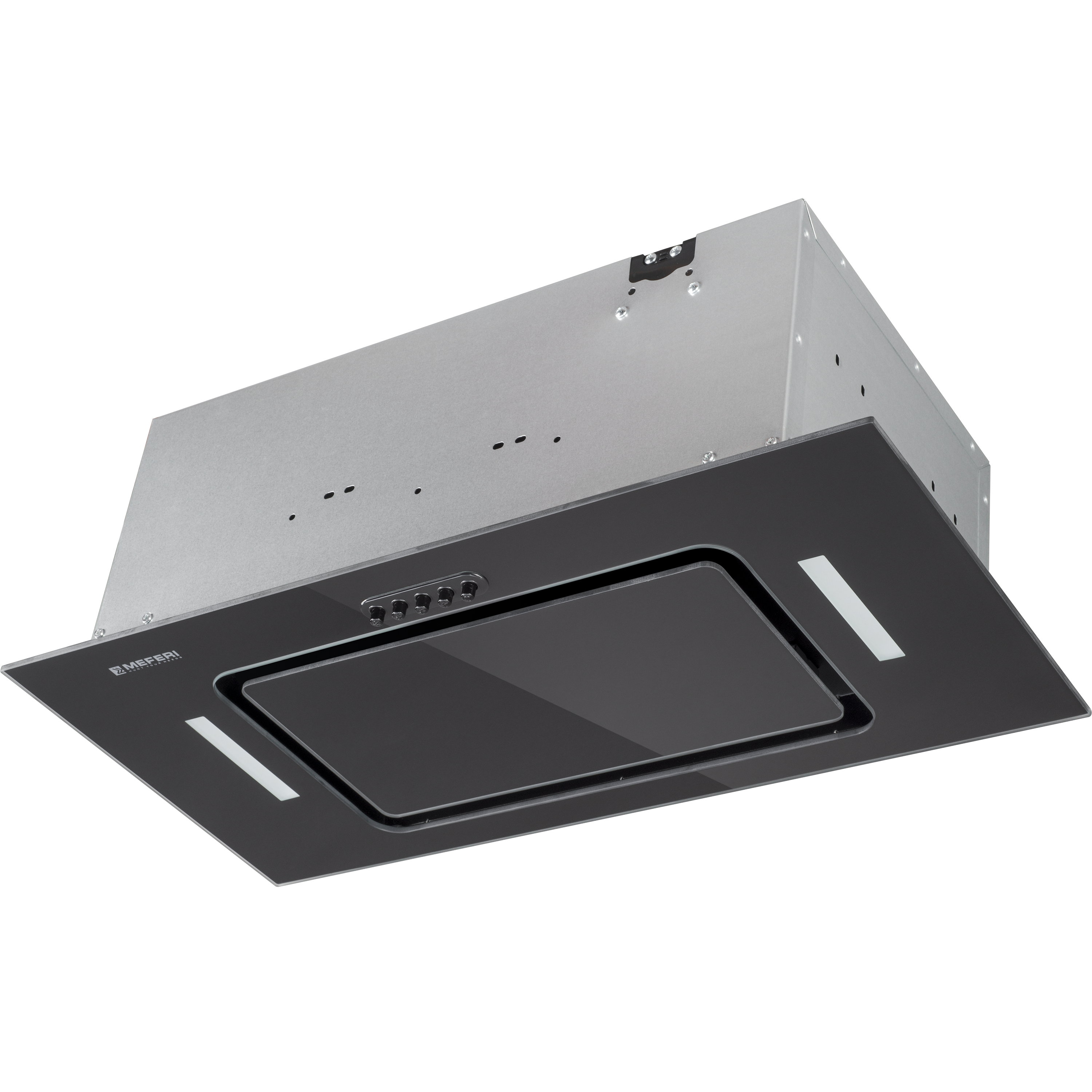 MEFERI INBOX60BK GLASS ULTRA вытяжка черный