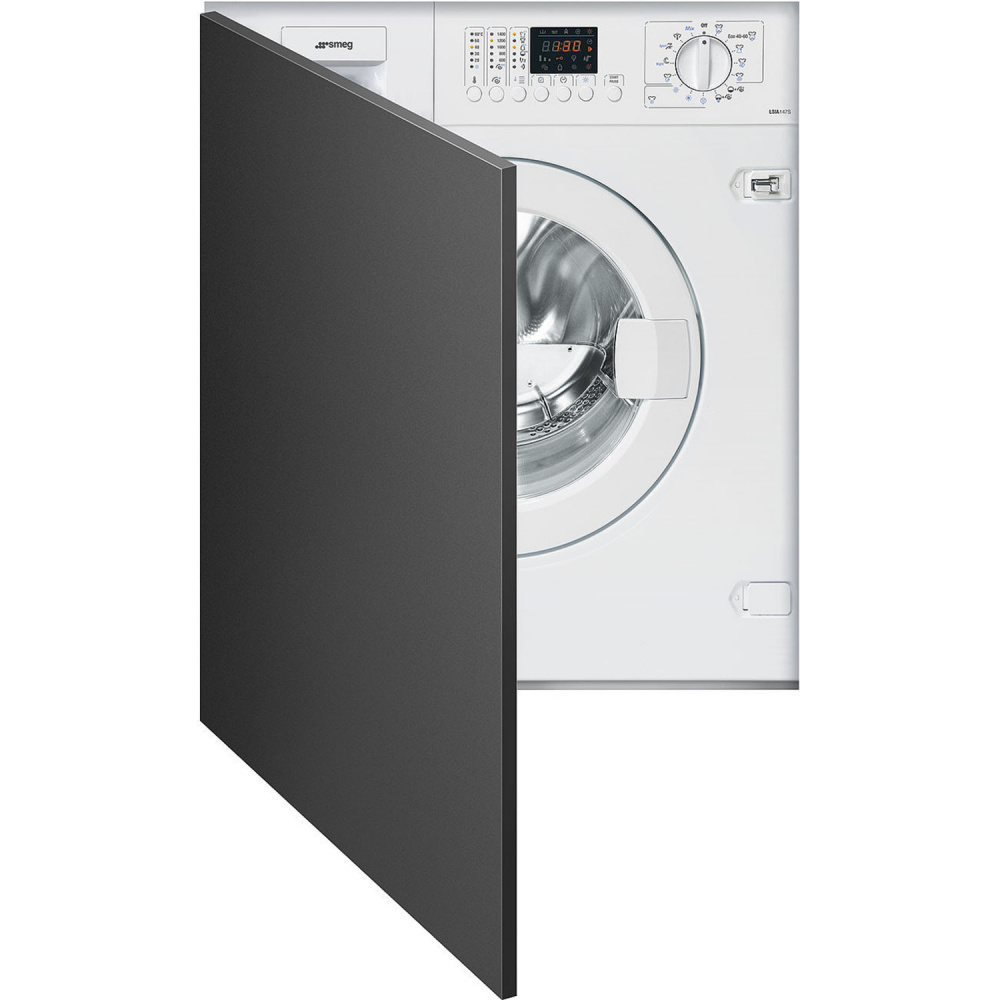SMEG LSIA147S белый встраиваемая стиральная машина с сушкой
