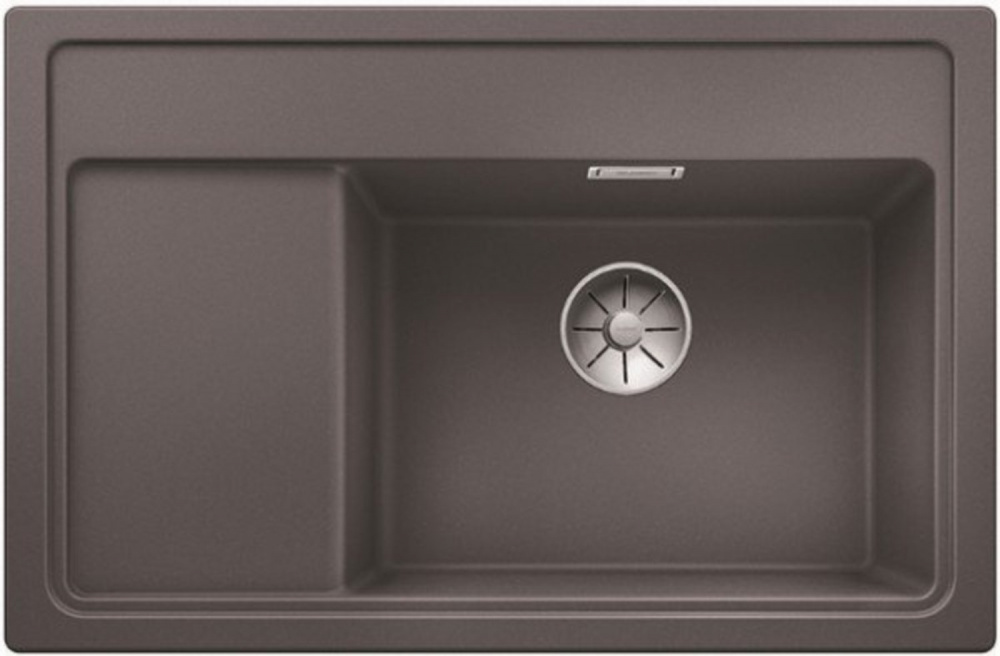 BLANCO ZENAR XL 6S Compact Standard SILGRANIT PuraDur InFin мойка серый