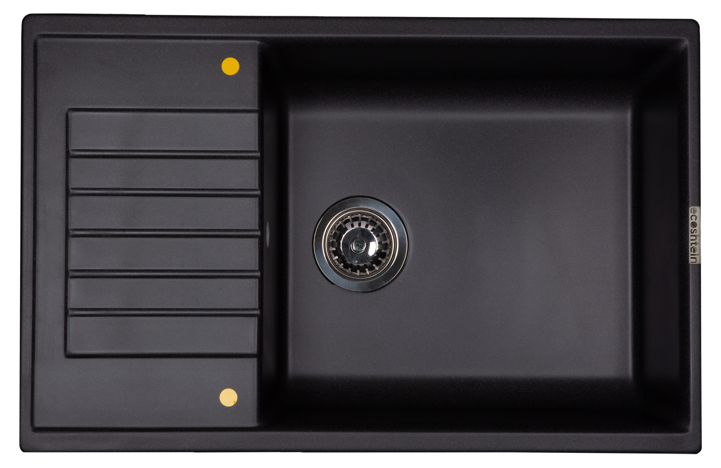 ECOSHTEIN RECHTECK 780.500 кухонная мойка антрацит