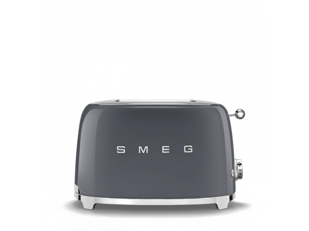 SMEG TSF01GREU тостер на 2 ломтика серый