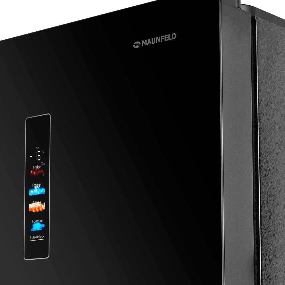 MAUNFELD MFF190NFDSB01 холодильник черный