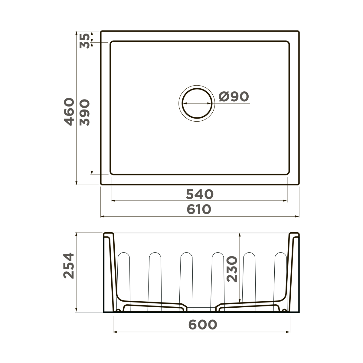 OMOIKIRI MIKURA 61-OL мойка olive