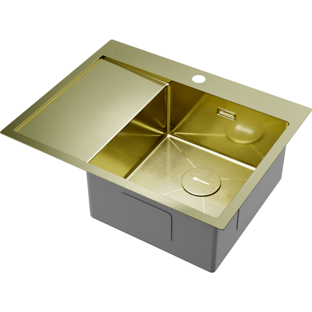 OMOIKIRI AKISAME 65-LG-R мойка золотой