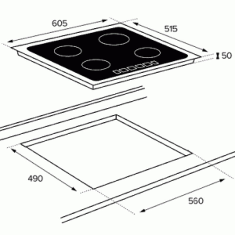 TEKA IT 6450 IKNOB варочная панель черный (распродажа)
