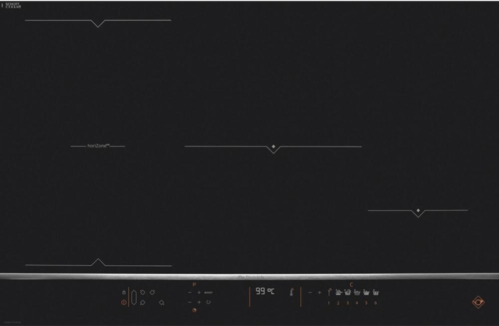 DE DIETRICH DPI7884XT С PERFECT SENSOR ВАРОЧНАЯ ПАНЕЛЬ 80 СМ черный