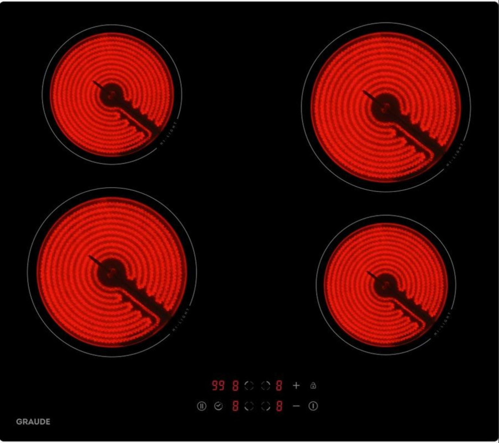 GRAUDE EK 60.0 S электрическая варочная панель черный