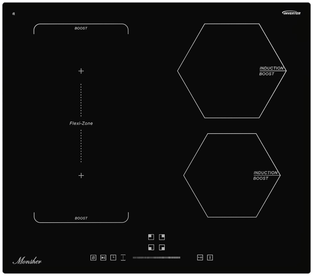 Monsher MHI 6016 индукционная варочная панель черный