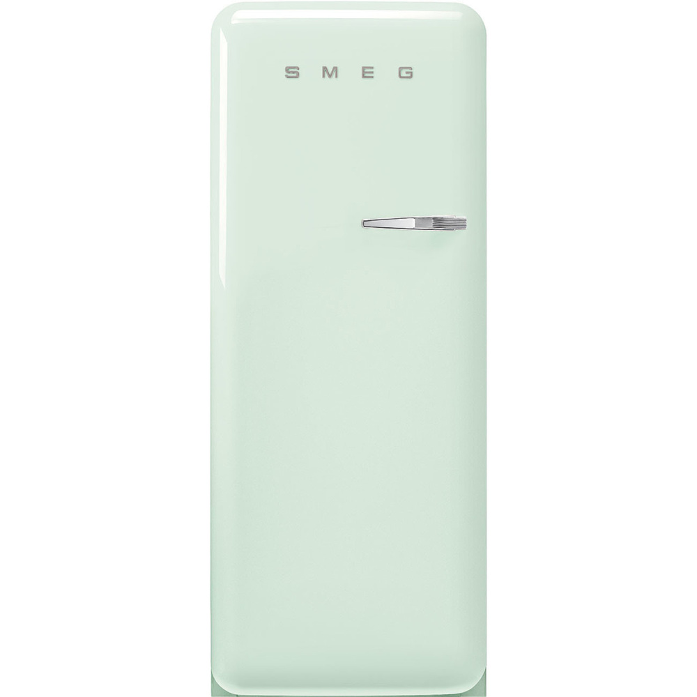 SMEG FAB28LPG5 пастельный зеленый  отдельностоящий холодильник стиль 50-х годов