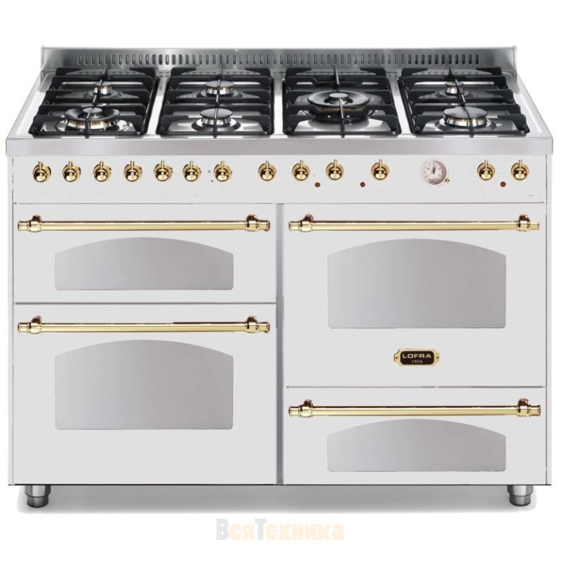 LOFRA RBP126SMFET+MFT/2AEO BRASS варочный центр белый