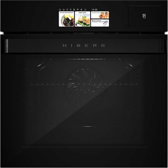 HIBERG S-VM 6615 B i-SMART духовой шкаф черный
