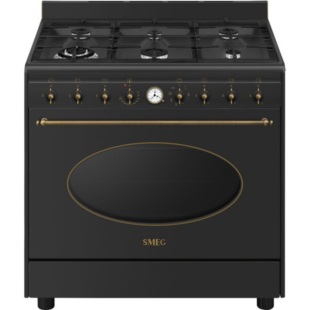 SMEG CO96GMA9 антрацит отдельностоящий варочный центр