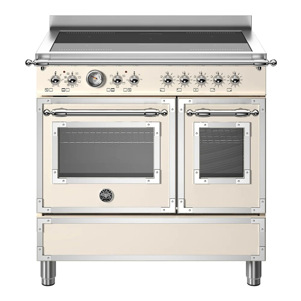 BERTAZZONI HER95I2EAVT индукционный варочный центр кремовый матовый