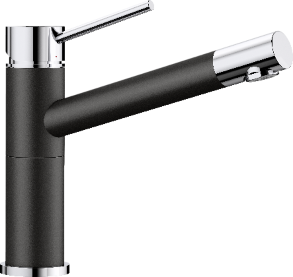 BLANCO ALTA Compact смеситель черный хром