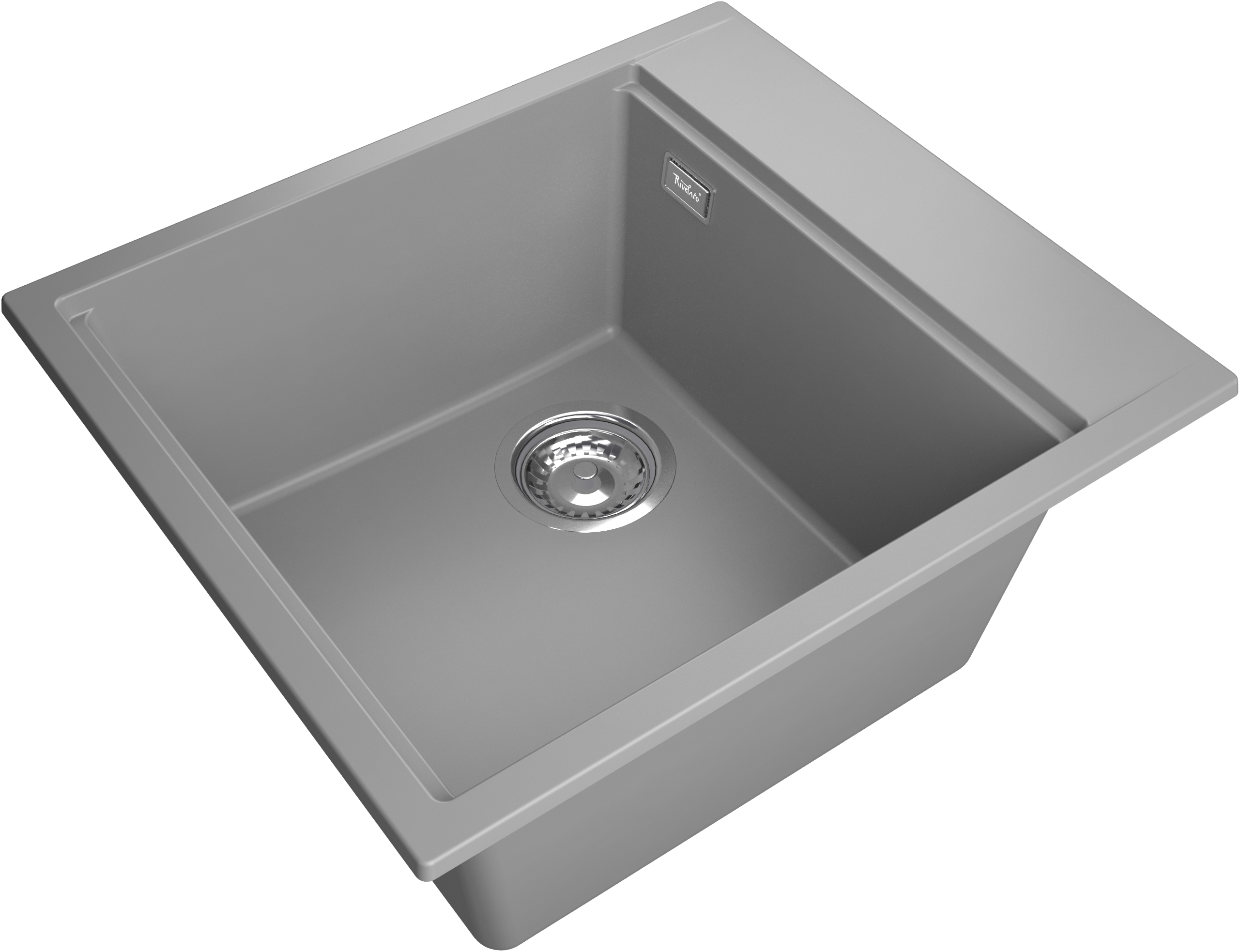 RIVELATO TR-455-L grigio metallizz мойка серый металлик