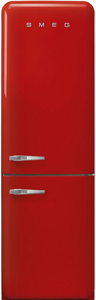 SMEG FAB32RRD5 Отдельностоящий двухдверный холодильник, красный