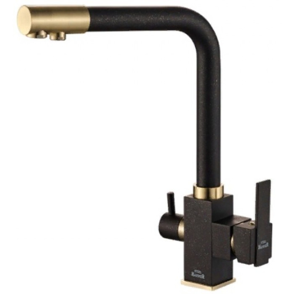ZORG SH 805 Black BR смеситель черный металл/бронза
