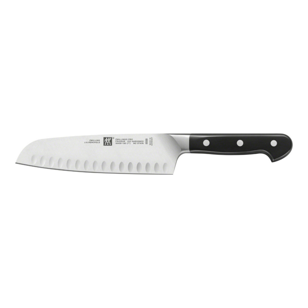 ZWILLING Pro нож сантоку с фестончатой кромкой 180 мм 38408-181