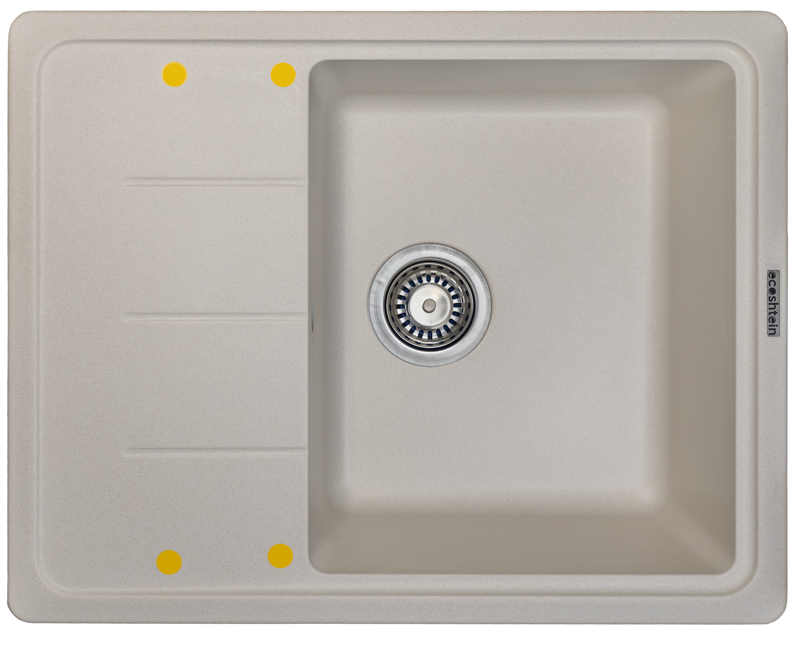 ECOSHTEIN RECHTECK 620 кухонная мойка латте