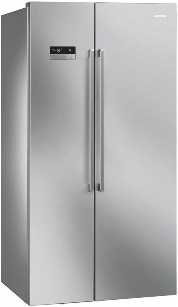 SMEG SBS63XDF холодильник нержавеющая сталь