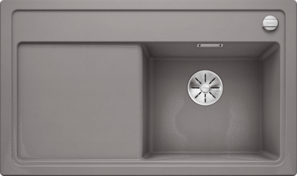 BLANCO ZENAR 45S Comfort SILGRANIT PuraDur InFino мойка серый