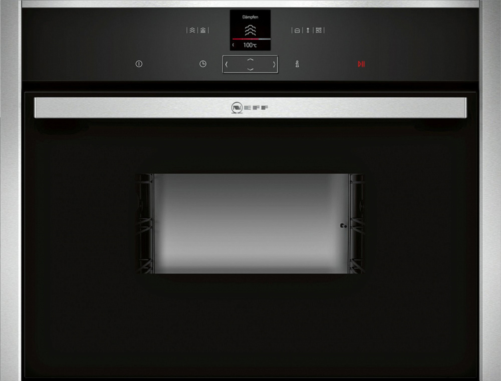 NEFF C17DR02N1 пароварка черный/нержавеющая сталь