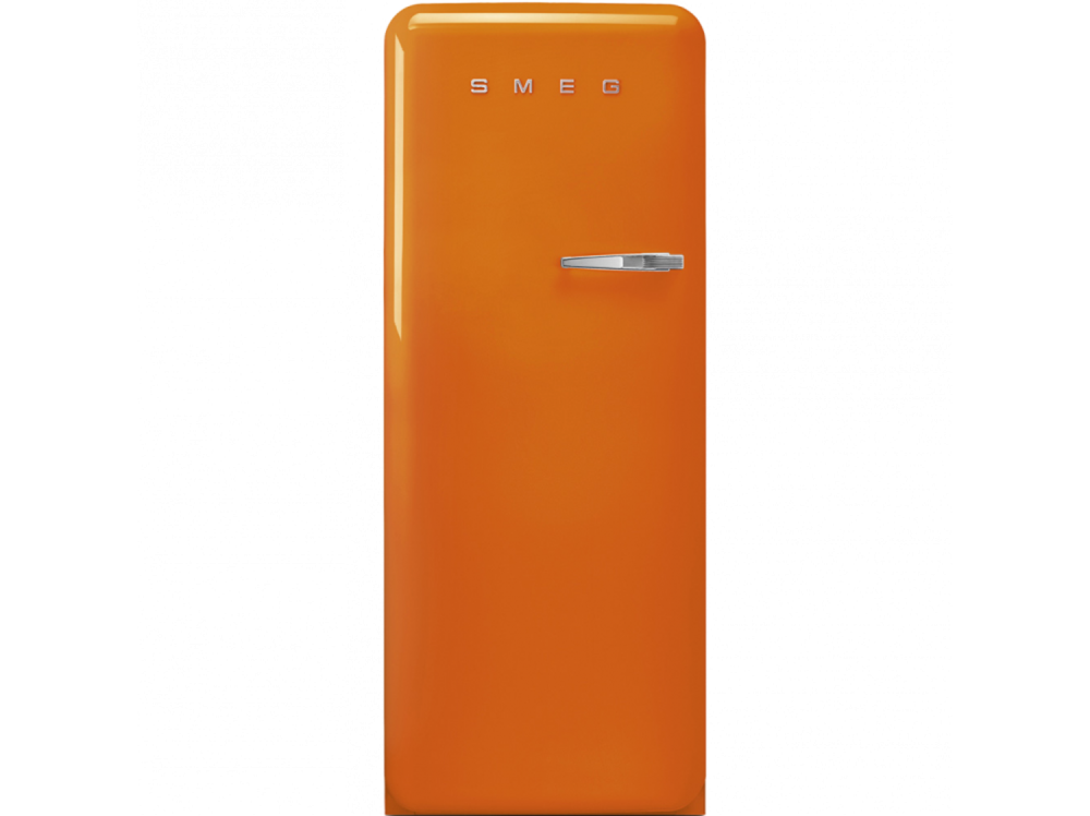 SMEG FAB28LOR5 оранжевый отдельностоящий холодильник стиль 50-х годов