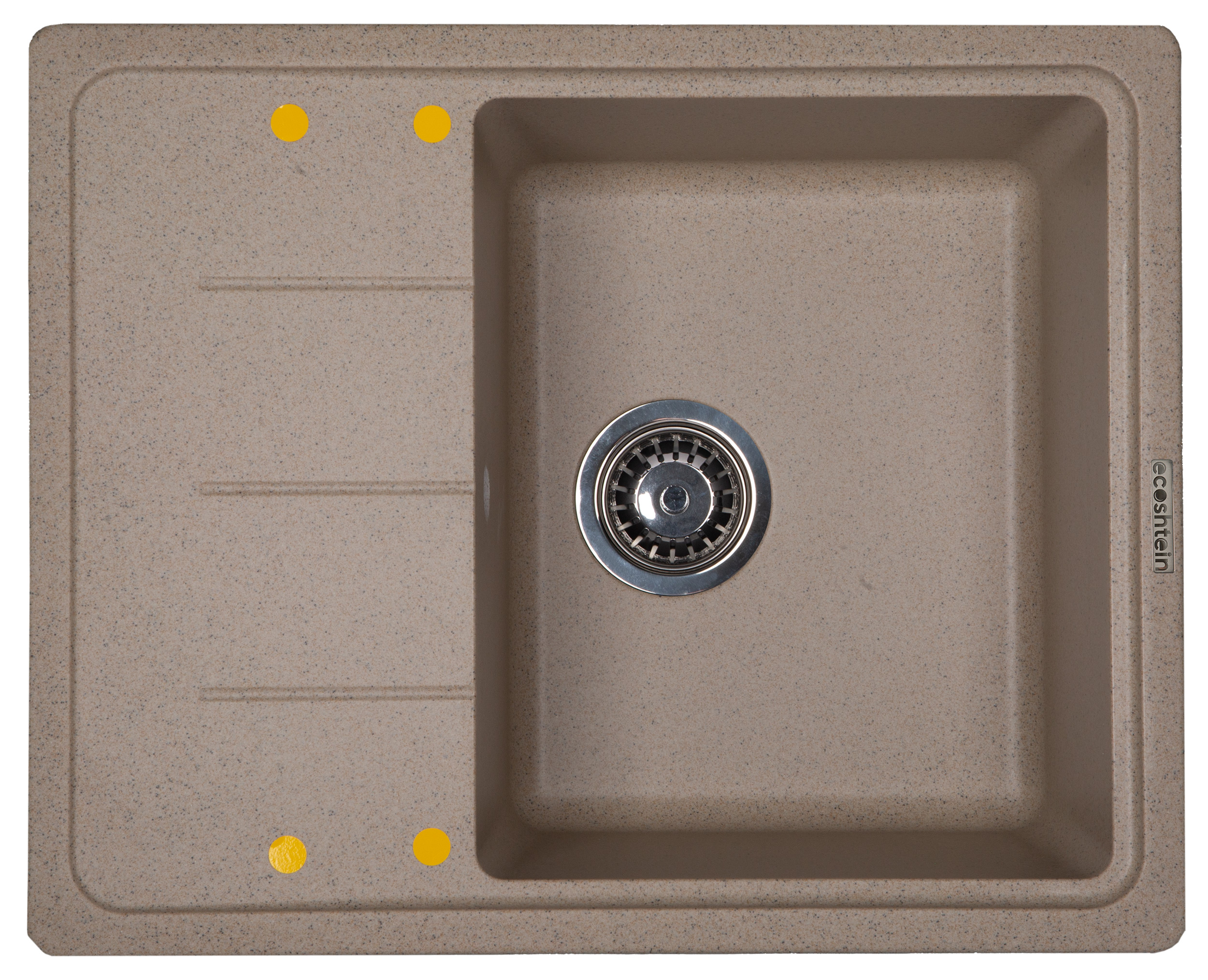 ECOSHTEIN RECHTECK 620 кухонная мойка песочный