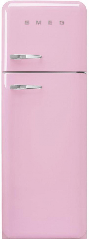 SMEG FAB30RPK5 розовый отдельностоящий двухдверный холодильник стиль 50-х годов