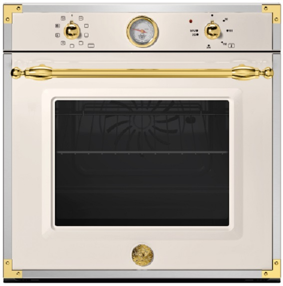BERTAZZONI F609HEREKTAG духовой шкаф слоновая кость/золото