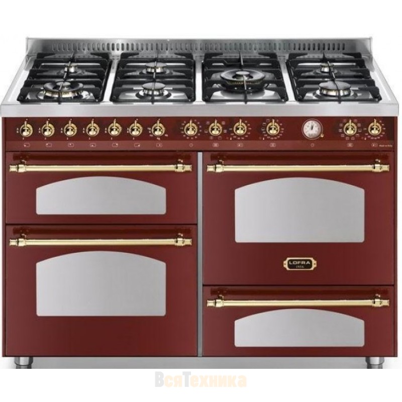 LOFRA RR126SMFET+MFT/2AEO CHROME варочный центр красный