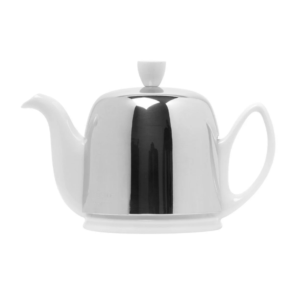 DEGRENNE чайник заварочный Salam White (0.7 л), глянцевый с колпаком, на 4 чашки 211988