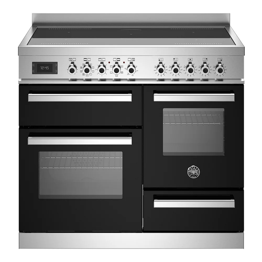 BERTAZZONI PRO105I3ENET индукционный варочный центр черный глянец