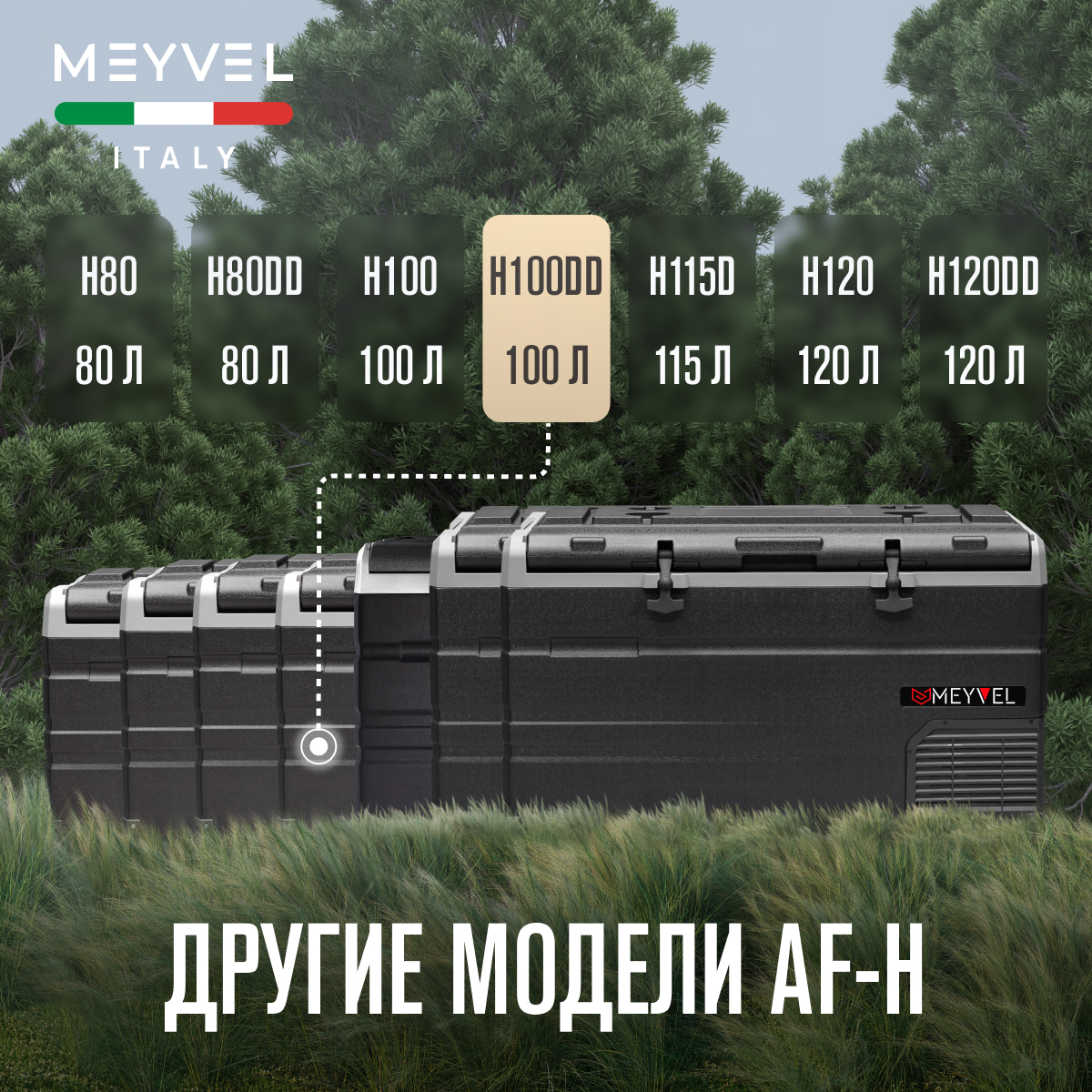 MEYVEL AF-H100DD автохолодильник черный