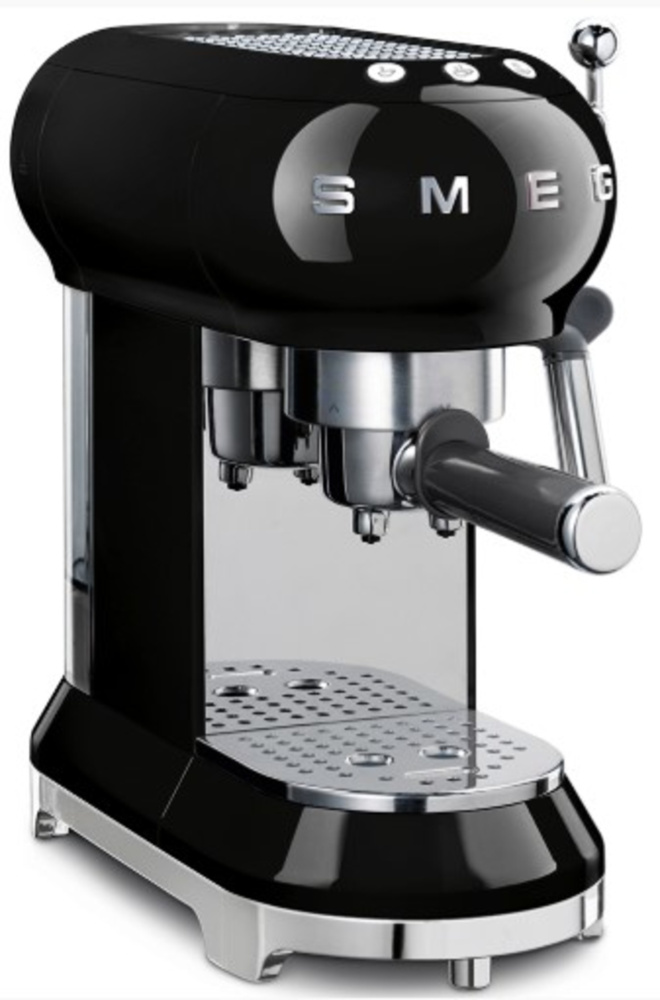 SMEG ECF01BLEU кофемашина черный