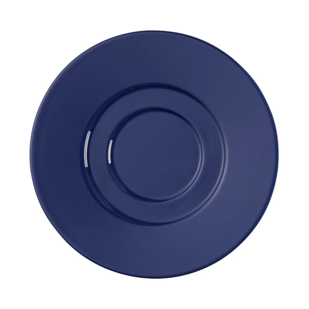 DEGRENNE блюдце Empileo Blue Gourmet, 15 см, синее 242648