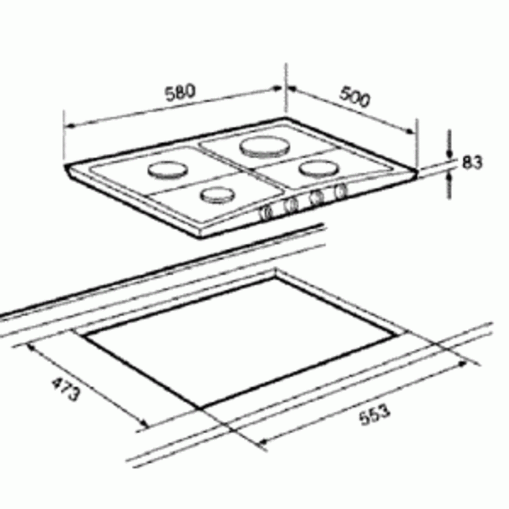 TEKA EH 60 4G AI AL TR CI VB варочная панель ваниль (распродажа)