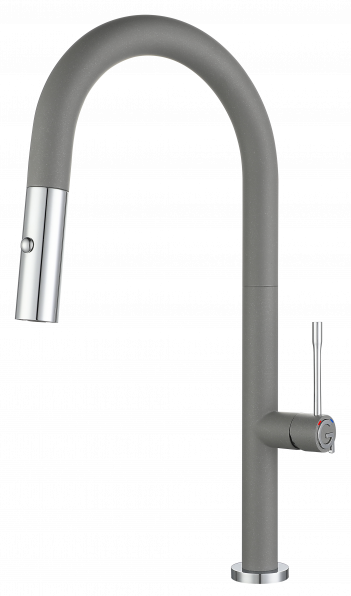 RIVELATO ASTI 3972500 grigio cromo смеситель серый