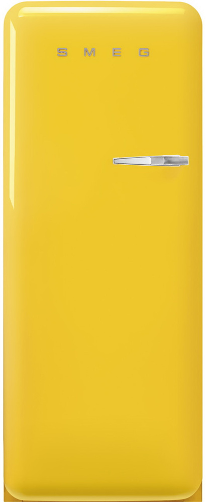 SMEG FAB28LYW5 желтый отдельностоящий холодильник стиль 50-х годов