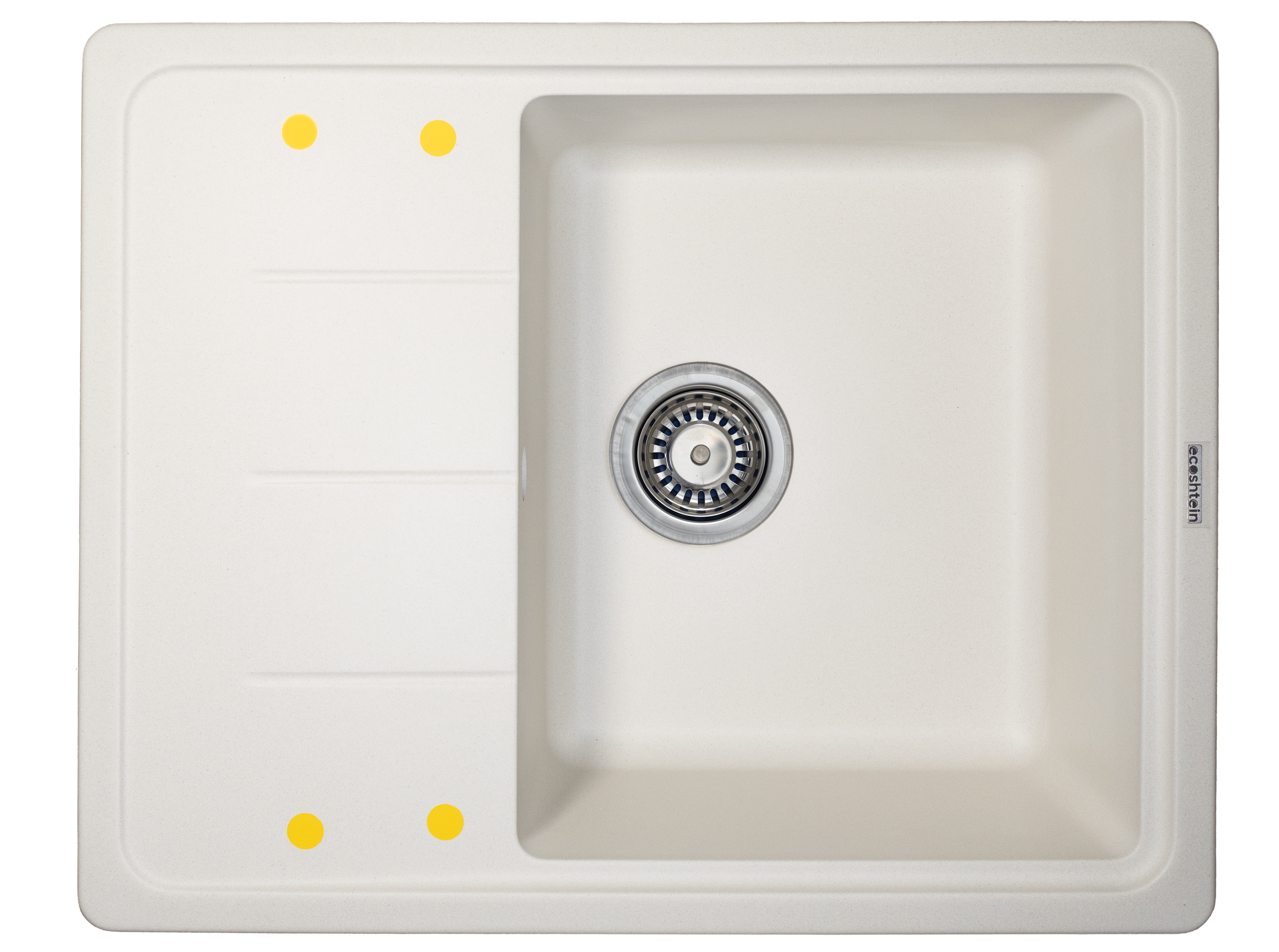ECOSHTEIN RECHTECK 620 кухонная мойка жасмин