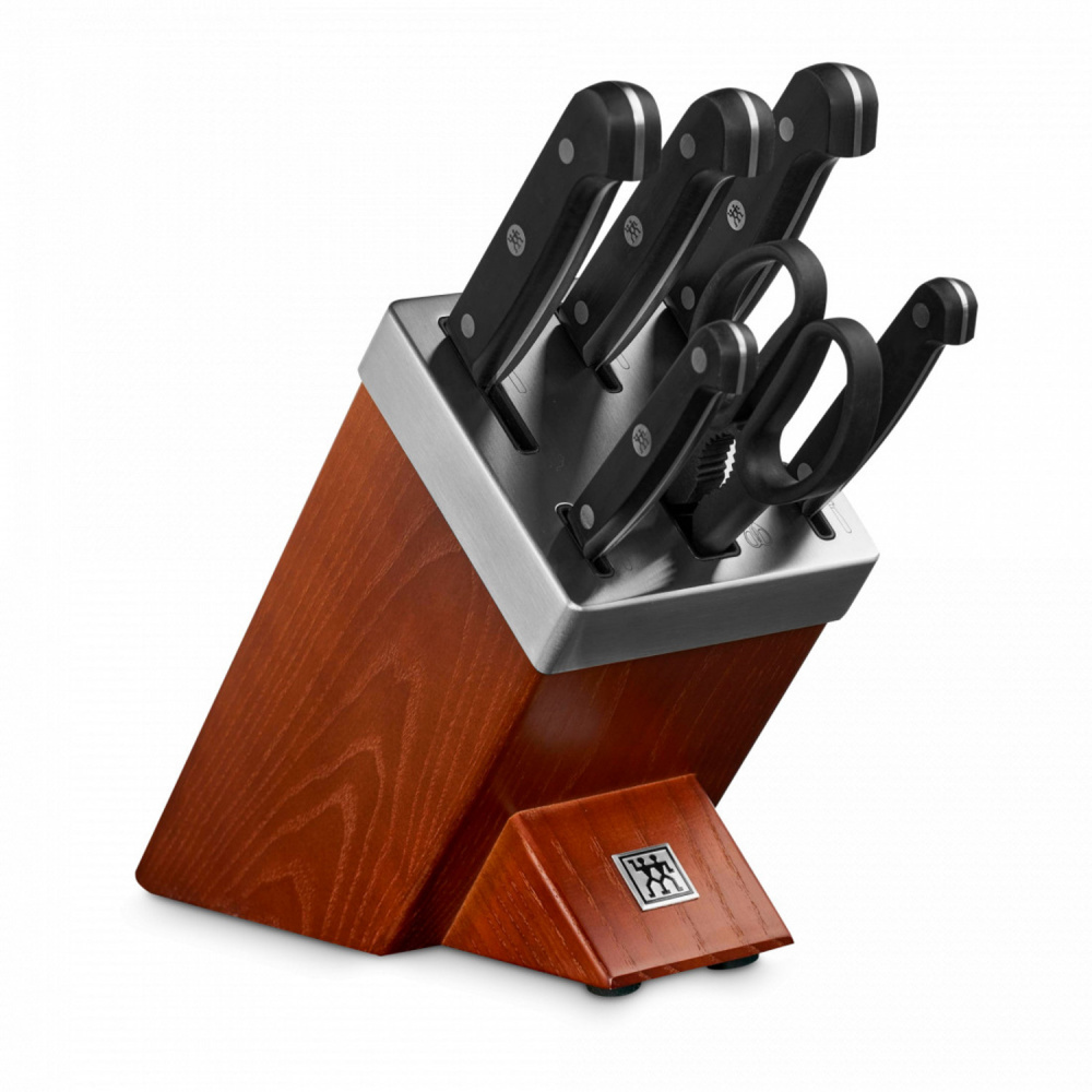 ZWILLING набор из 5-ти ножей и ножницы в подставке с заточкой 36133-000