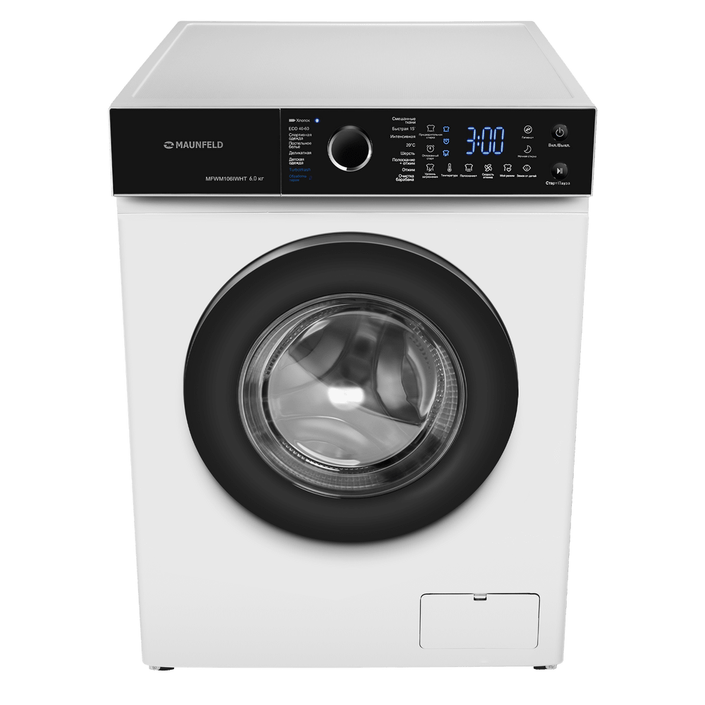 MAUNFELD MFWM106IWHT стиральная машина белый