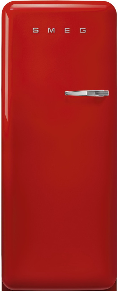 SMEG FAB28LRD5 красный отдельностоящий холодильник стиль 50-х годов