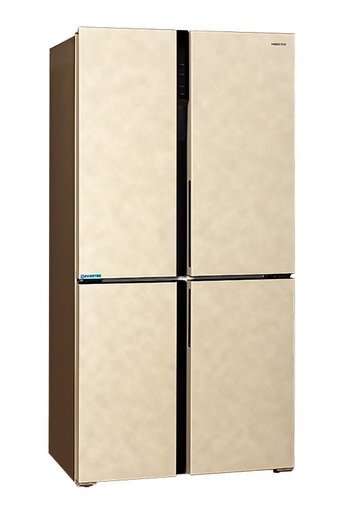 HIBERG RFQ-500DX NFXq inverter холодильник бежевый